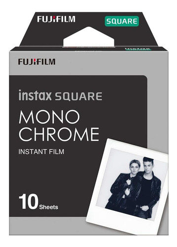 Película Monocromática Cuadrada Fujifilm Instax 10 Exposicio