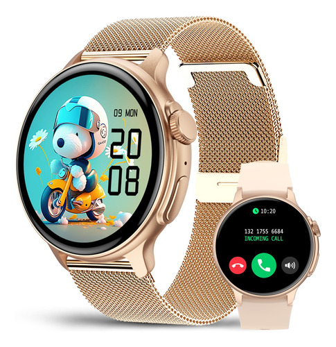 Reloj Inteligente Mujer Deportivo Impermeable Bluetooth Call