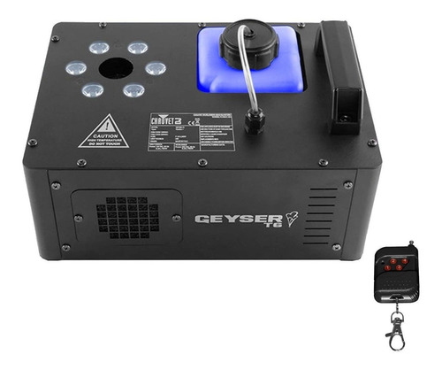 Máquina Humo Tiro Vertical + Leds Rgb Chauvet Dj Geyser T6