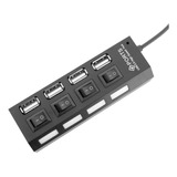 Hub Usb 2.0 4 Puertos Alta Velocidad Laptop Pc Switch 