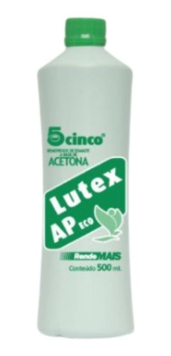 Removedor De Esmaltes Lutex Ap Eco 5cinco Profissional-500ml