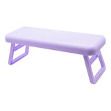 Reposabrazos Para Uñas, Reposamanos Con Almohada Violeta