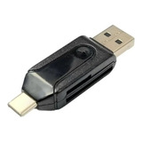 Lector Memoria Tarjeta Sd Y Micro Sd Otg Usb Tipo C / Usb