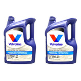 2 Bidones Aceite Valvoline Premium 10w40 X4l(semisintético)