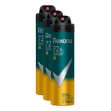 Kit 3 Desodorante Rexona Men V8 72h 150ml