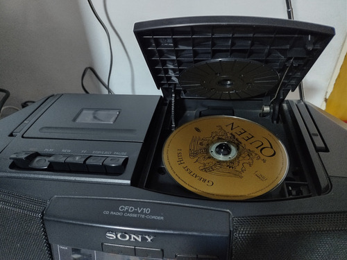 Rádio Cassete Corder Sony-cfd-v10 