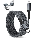 Cable Carga Rápida 30w 2mt Para iPhone 11 A 14 + Adaptador