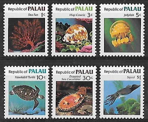 Fauna Marina - Palau - Serie Mint - Yv 9-14