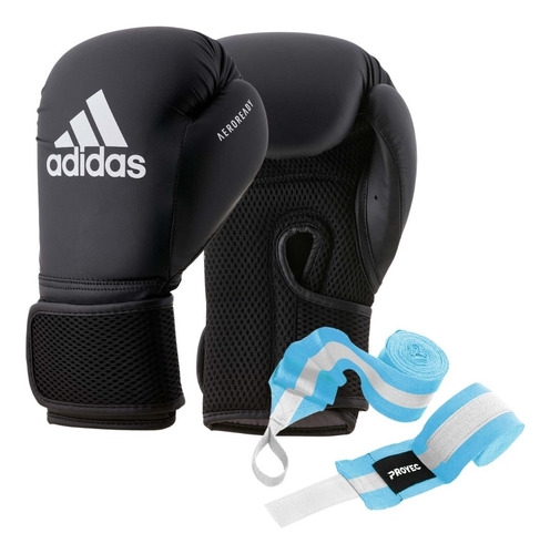 Combo Kit De Boxeo Guantes adidas Mas Vendas Kick Thai Mma