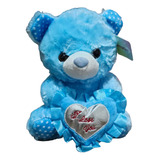 Urso Ursinho De Pelúcia Baby Com Coração 20cm - Namorada