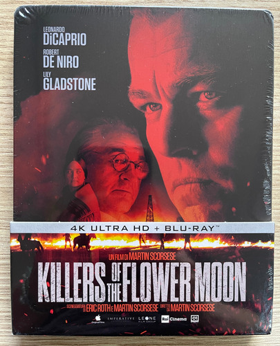 4k + Bluray Steelbook Assassinos Da Lua Das Flores Scorsese