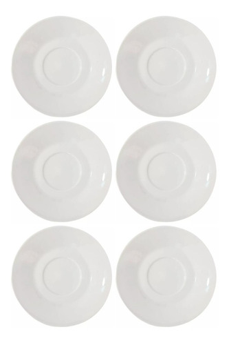 Plato De Café Tsuji Porcelana Linea 1600 Conico 12cm Pack X6