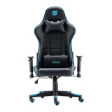 Cadeira Gamer Dazz Prime X V2 Preto Azul Almofada P/ Lombar