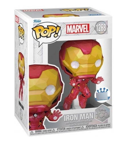 Funko Pop Iron Man 1268 Marvel Disney 100 