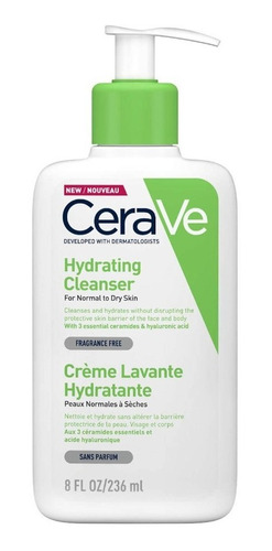 Cerave Limpiador Facial Hidratante X 236 Ml