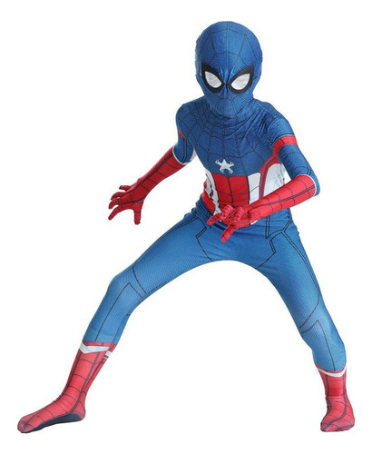 2023 Disfraz De Spider Man Para Niños Con Máscara, Cosplay