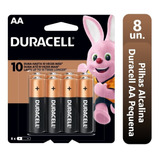 Kit 112 Pilhas Duracell Aa Econopack 7 Cartelas C/16 Mn1500