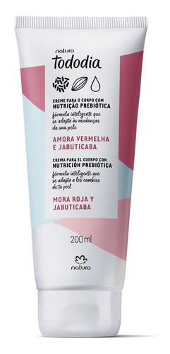 Crema Nutritiva Corporal Prebiotica Tododia 200 Ml  Natura