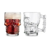 Vaso Cervecero Calavera 500 Ml X2 Unidades Jarra De Cerveza