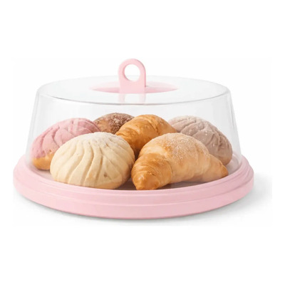 Panera Dandu Home Panera 13cm De Altura 29cm De Diámetro Con Diseño Lisa Color Rosa | MercadoLibre