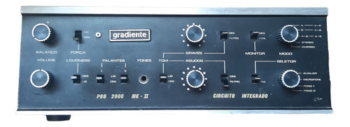 Amplificador Gradiente  Modelo Pro 2000 M K Ii