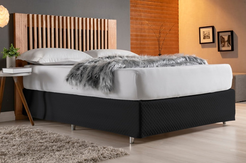 Protetor Cama Box Baú Queen Com Elástico Compra Garantida