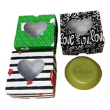 30 Caixas P 1 Sabonete Embalagem Coração Dia Dos Namorados