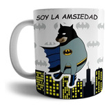 Taza De Café Cheems Batman Yo Soy La Amsiedad 325ml