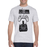 Camiseta Video Game Retro Controles Super Nes Atari Rf09