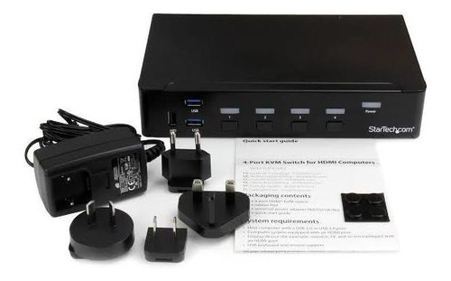 4-port Kvm Switch For Hdmi Computers - Usb 3.0 Startech