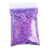 2 Bag 50g Mixed Iridescent Holographic Nail Glitter Sequins