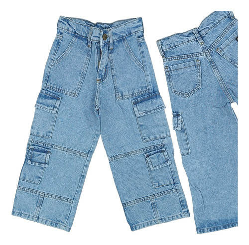  Art-255 Pantalón De Jeans Rígido De Nena Niña Kaorikawaii