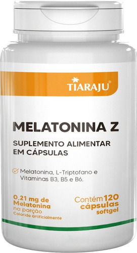 Melatonina Forte + Triptofano -120 Cáps - Softgel