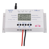 Controlador De Carga Solar Mppt Pwm T30 12v 24v Auto Mppt