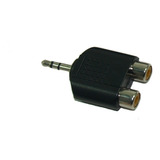 Adaptador 2 Rca Hembra A Plug Stereo 3.5 Macho