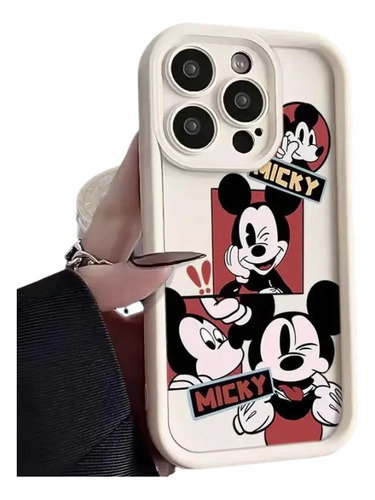 Funda De Teléfono Disney Mickey Mouse Para iPhone 15, 14, 13