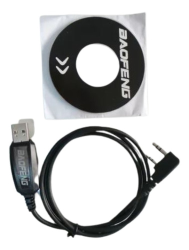 Cable Usb Baofeng Programación Para La Radio Uv-5r + Cd W01