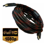 Cable Hdmi 25 Metros Full Hd Mallado 2 Filtros Led Smart