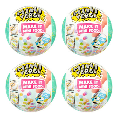 Make It Mini Breakfast Shop - Miniverse - 4 Pack Desayunos | Envío gratis