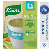 Knorr Sopa Instantanea Quick Vegetales Balance X 5 Sobres