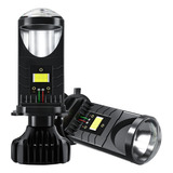 Lente De Proyector H4 Bi-led De 20000 Lm, 80 W, Para Automóv