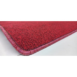 Carpeta Alfombra Boucle Rojo Con Orillado 1*1.5