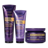 Kit Siàge Resgate Imediato: Shampoo + Condicionador Máscara