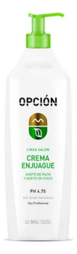 Crema De Enjuague Opcion Aceite De Palta Y Coco 900 Ml 