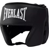 Cabezal Boxeo Everlast Core Ajustable Cuero Sintético Pro 