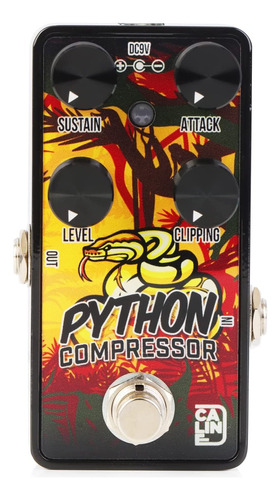 G012 Python Compressor Pedal De Efectos De Guitarra Car...