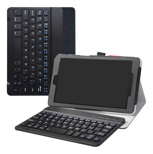 Liushan Para Alcatel Joy Tab Case, Alcatel 3t 8 Keyboard Cas