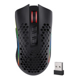 Mouse Gamer Redragon Storm Pro M808-ks Wireless, Rgb Negro