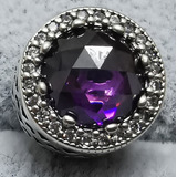 Pandora Radiant Hearts 791725nrp Violett Charm S925 Ale