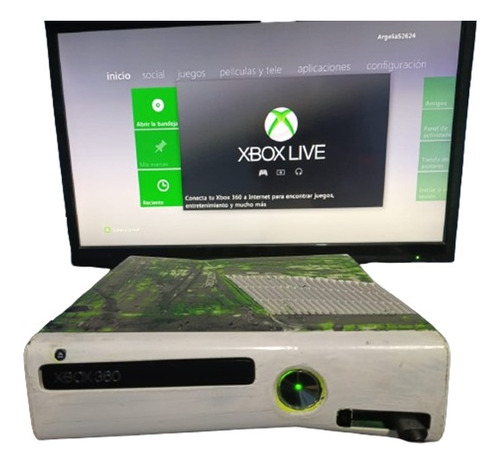 Consola Microsoft Xbox 360 Slim Standard Con Detalle